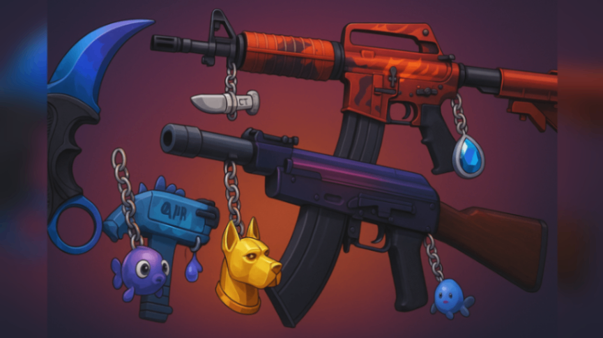 Rare CS2 Charm Attachments for Weapon Customization